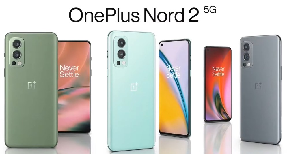 OnePlus Nord 2 5G official colours