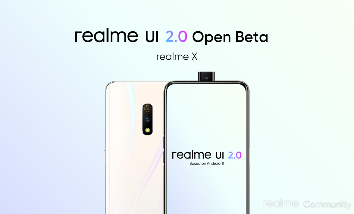 Open Beta program for Realme UI 2.0 Update for Realme X