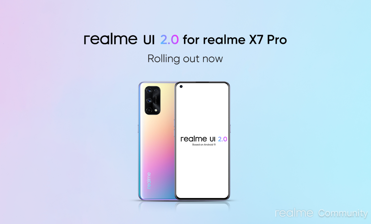 Realme UI 2.0 Update for Realme X7 Pro rolls out with Android 11