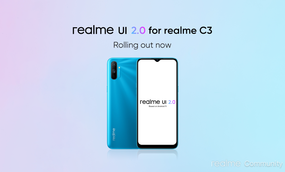 Android 11 Update for Realme C3