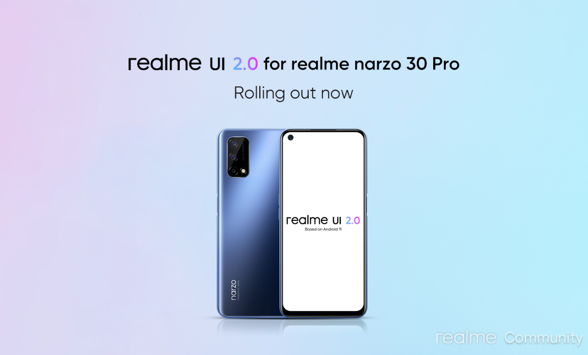 Android 11 Update for Realme Narzo 30 Pro 5G