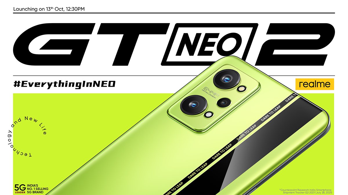 Realme GT Neo 2 India launch date