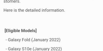 Samsung Android 12 Update roadmap