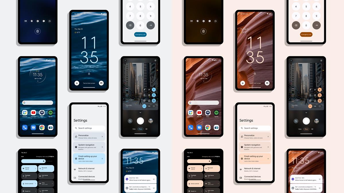 Android 12 update for Motorola phones