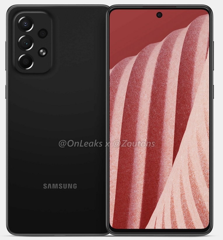 Samsung Galaxy A73 Leaked render
