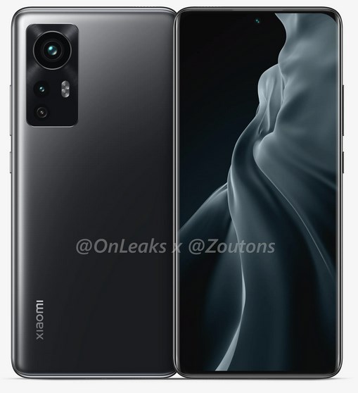 Xiaomi 12 leaked renders