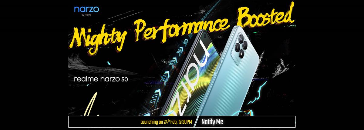 Realme Narzo 50 launch date confirmed