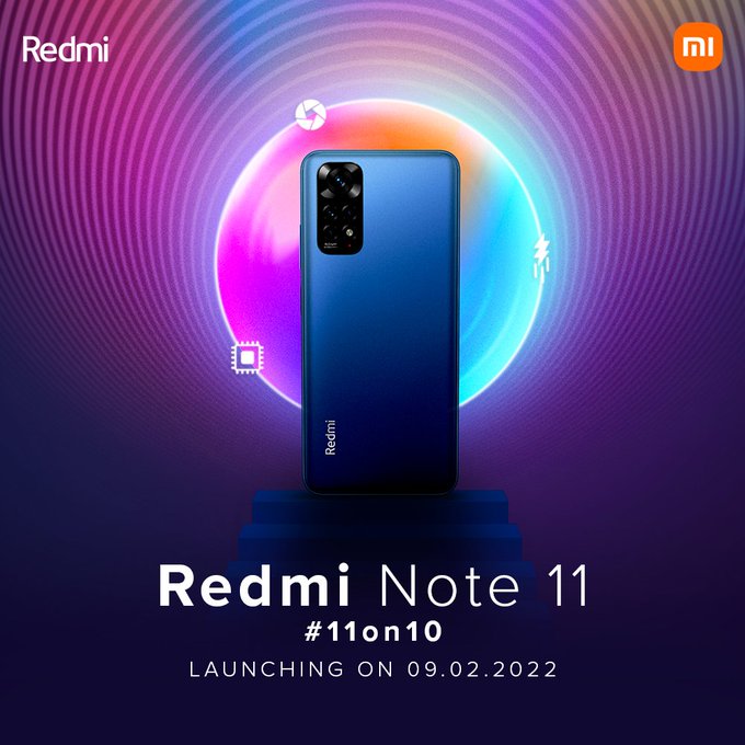 Redmi Note 11 launch date