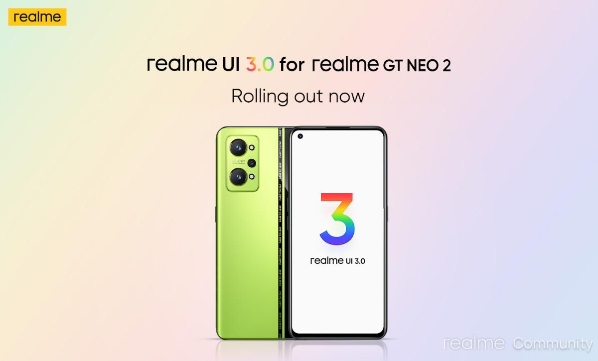 Android 12 Update for Realme GT NEO 2 rolls out in India