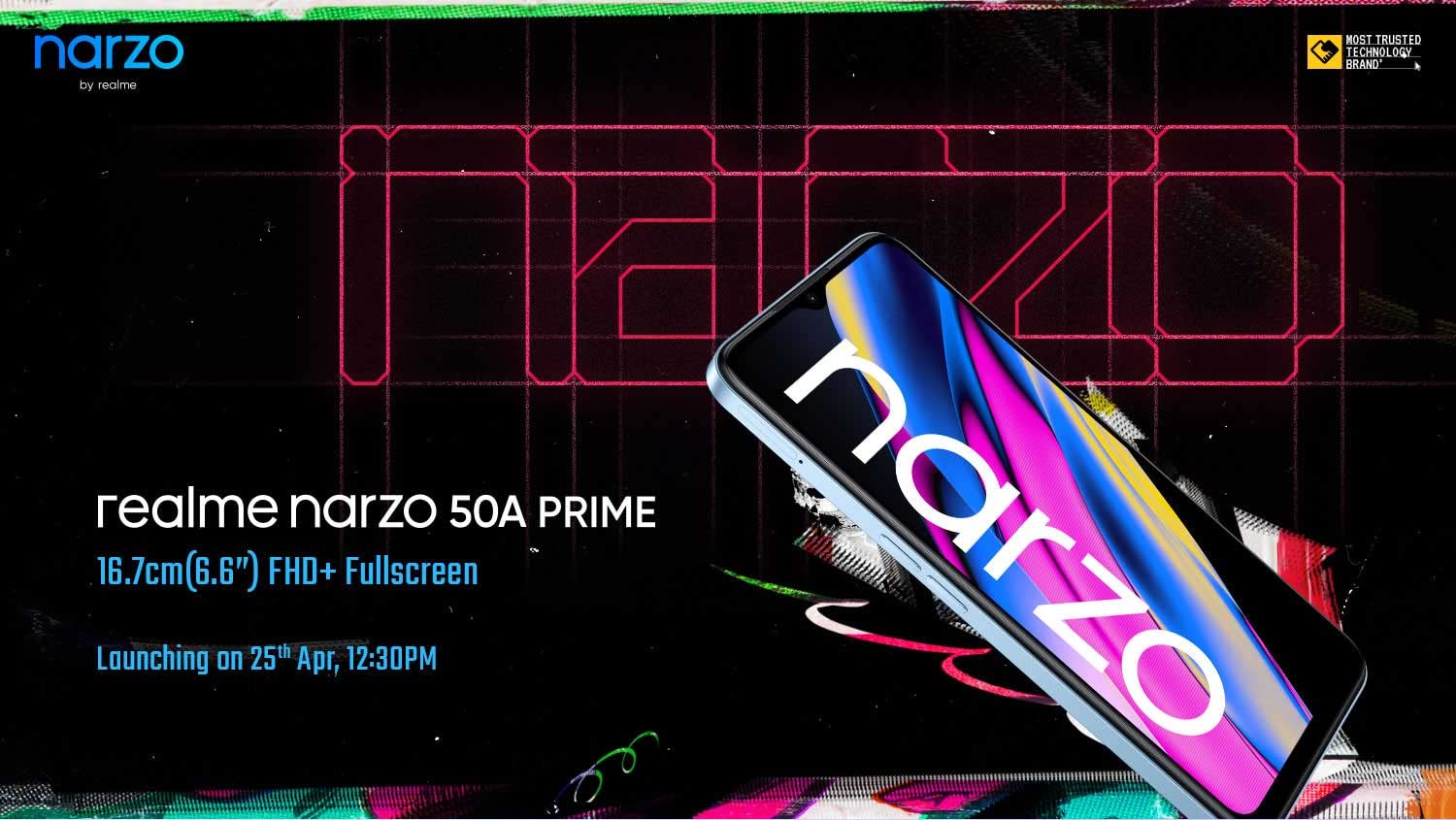 Realme Narzo 50A Prime launch date