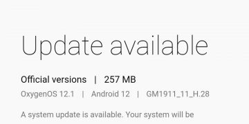 OxygenOS 12 update for OnePlus 7