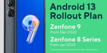 Android 13 update for ASUS Zenfone