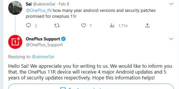 OnePlus 11R software support