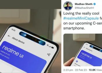Realme Mini Capsule tries to mimic iPhone's Dynamic Island