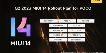 Poco MIUI 14 update roadmap