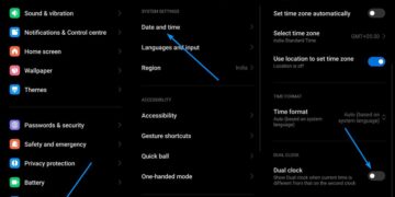 How to enable dual clock in MIUI lock screen and home screen