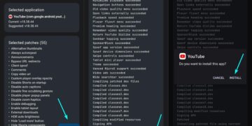 How to patch YouTube Revanced app Android phone