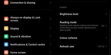 how to change the refresh rate in miui