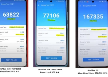 Oneplus 12r 256gb variant is also ufs 3 1 and not ufs 4 0 v0 mbzg2z9bxnhc1