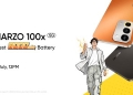 Realme Narzo 100x 5G in Flash Orange and Midnight Black