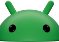 Official 3D Android robot mascot logo representing Android backup and Google Account storage policy changes