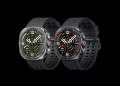Leaked Samsung Galaxy Watch Ultra 2 marketing render showing titanium and black colorways