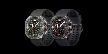 Leaked Samsung Galaxy Watch Ultra 2 marketing render showing titanium and black colorways