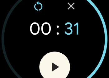 Google Clock timer counting down, Live Updates support in Google Clock v9.0