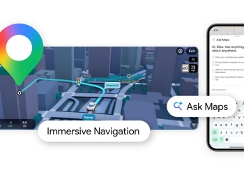 Google Maps Immersive Navigation 3D driving view on Android Auto