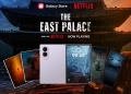 Galaxy Z Fold8 with a Netflix The East Palace theme, part of the Samsung Netflix Now Brief tie-in