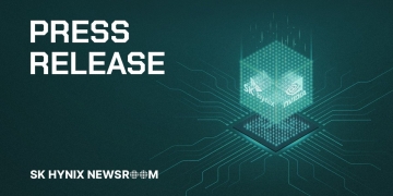 SK hynix and Nvidia logos on a memory chip graphic from SK hynix's official press release on the 2026 AI memory partnership
