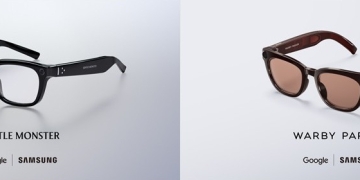 Samsung intelligent eyewear smart glasses designed with Gentle Monster and Warby Parker