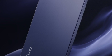 Vivo T5 Lite 5G in Twilight Shadow colour showing the rear dual-camera module