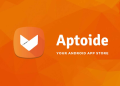 Aptoide logo, the first rival app store listed on Google Play