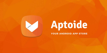 Aptoide logo, the first rival app store listed on Google Play
