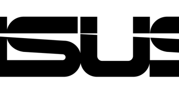 ASUS logo in black