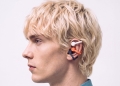 CMF Clip Pro open-ear earbuds with Smart Dial charging case in Dark Grey