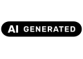 EU AI Act official AI Generated label icon