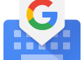 Gboard app icon showing a blue keyboard with the multicoloured Google G above it