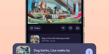Google Home app showing smart home controls and Gemini for Home features
