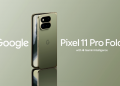 Google Pixel 11 Pro Fold official image of the foldable opened out