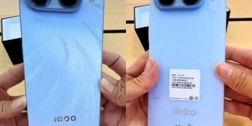 iQOO Neo 11 Ultra leaked real-life image showing horizontal camera module and Wind Chaser color