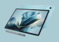 Motorola Moto Pad 70 tablet in Titan Sea Angel color with Moto Pen stylus