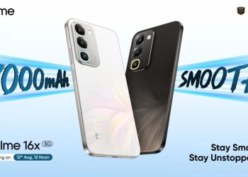 Realme 16x 5G in Endurance Brown color