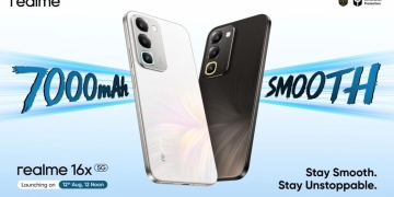 Realme 16x 5G in Endurance Brown color