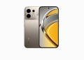 realme P4s 5G in the light gold finish, showing the rear camera module and front display