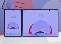 Samsung Galaxy Z Fold 8 showing cover screen and unfolded main display