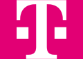 T-Mobile logo in magenta on transparent background