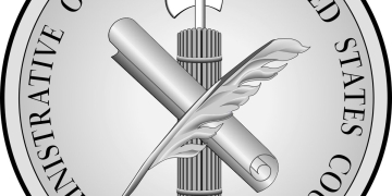 Seal of the Administrative Office of the United States Courts, the body that compiles the annual Wiretap Report