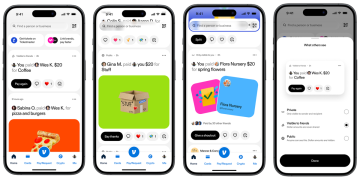 Venmo app interface, now available as a Google Play payment method